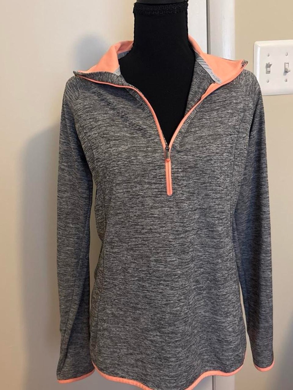Under Armour Threadborne HeatGear 1/2 Zip Running Top M